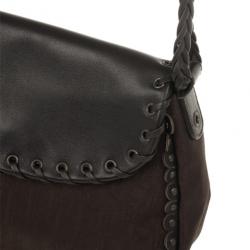 Pre Owned Christian Dior Canvas Small Ethnic Crossbody Bag