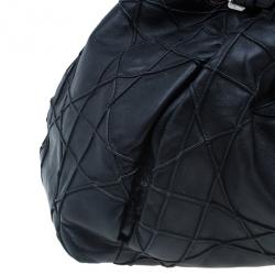 مملوكة مسبقًا حقيبة هوبو ديور لو ترينت كاناج جلد أسود