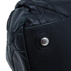 مملوكة مسبقًا حقيبة هوبو ديور لو ترينت كاناج جلد أسود