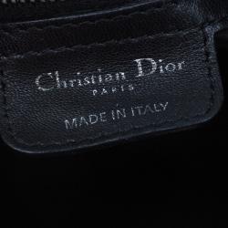 مملوكة مسبقًا حقيبة هوبو ديور لو ترينت كاناج جلد أسود