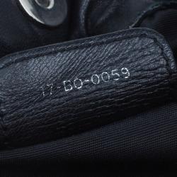 مملوكة مسبقًا حقيبة هوبو ديور لو ترينت كاناج جلد أسود