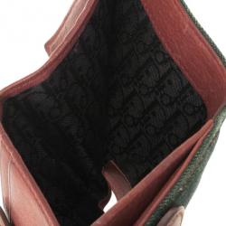 مملوكة مسبقًا Dior Denim Saddle Wallet