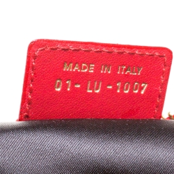 مملوكة مسبقًا Dior Red Leather Gypsy Clutch