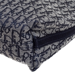 Pre Owned حقيبة يد صغيرة ديور كانفاس ديوريسيمو سوداء/ رمادية