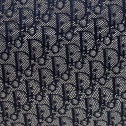 Pre Owned حقيبة يد صغيرة ديور كانفاس ديوريسيمو سوداء/ رمادية