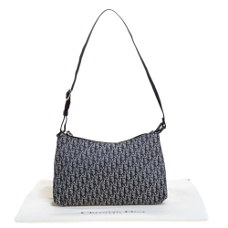 Pre Owned حقيبة يد صغيرة ديور كانفاس ديوريسيمو سوداء/ رمادية