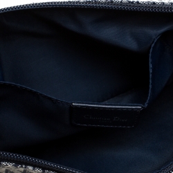 Pre Owned حقيبة يد صغيرة ديور كانفاس ديوريسيمو سوداء/ رمادية