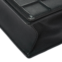 مملوكة مسبقًا Dior Dark Green Leather Large Diorama Flap Shoulder Bag