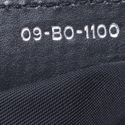 Pre Owned Dior Black Cannage Quilted Coated Canvas Medium Panarea Tote