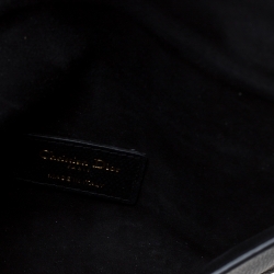 Pre Owned Dior Deep Navy Blue Leather Saddle Belt Bag