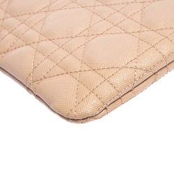 Pre Owned حقيبة كلتش ديور باناريا كانفاس مقوى كاناج زرقاء