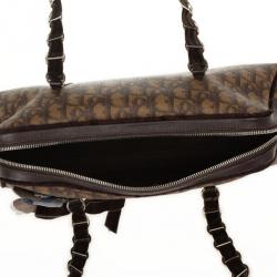 Pre Owned Christian Dior Trotter Romantique Boston Satchel