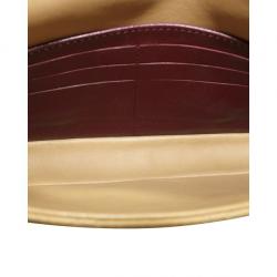 Pre Owned Dior Brown Leather Miss Dior Promenade Pochette Bag