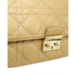 Pre Owned Dior Brown Leather Miss Dior Promenade Pochette Bag