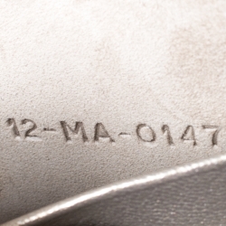 Pre Owned Dior Metallic Leather J'adior Wallet on Chain