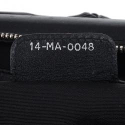 Pre Owned Christian Dior Black Lambskin Karenina Small Frame Tote Bag