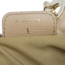 مملوكة مسبقًا Dior Beige Lambskin Cannage Le Trente Hobo