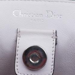 Pre Owned Dior Black Calfskin Medium Diorissimo Shopper Tote