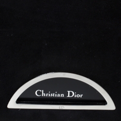 Pre Owned Dior Black Suede and Patent Leather Malice Shoulder Bag