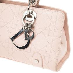 Pre Owned Christian Dior Beige Lady Dior East/West Bag