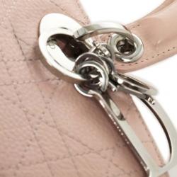 Pre Owned Christian Dior Beige Lady Dior East/West Bag