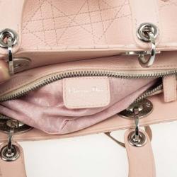 Pre Owned Christian Dior Beige Lady Dior East/West Bag