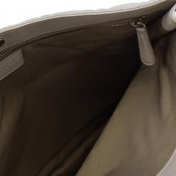 Pre Owned Dior Metallic Gold Leather Cannage Folded Clutch