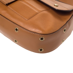 Dior Tan Leather Street Chic Columbus Avenue Shoulder Bag