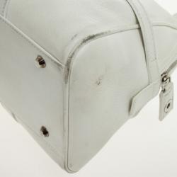 Pre Owned حقيبة ديور صغيرة جلد بيضاء