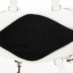 Pre Owned حقيبة ديور صغيرة جلد بيضاء