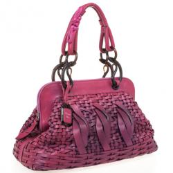 Pre Owned Christian Dior Limited Edition Samurai Framed Satchel