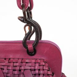 Pre Owned Christian Dior Limited Edition Samurai Framed Satchel