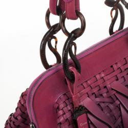 Pre Owned Christian Dior Limited Edition Samurai Framed Satchel