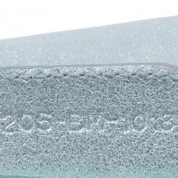 مملوكة مسبقًا Dior Metallic Silver Leather Cannage Midnight Clutch