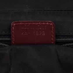 Pre Owned Dior Pink Sateen 'Maris Pearl' Embroidered Shoulder bag