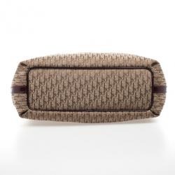 مملوكة مسبقًا Christian Dior Maroon Logo Hobo