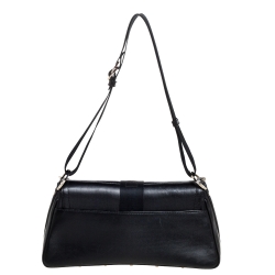 مملوكة مسبقًا حقيبة كتف ديور هاردكور كانفاس مقوى سوداء