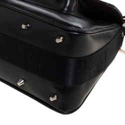 مملوكة مسبقًا حقيبة كتف ديور هاردكور كانفاس مقوى سوداء