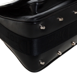 مملوكة مسبقًا حقيبة كتف ديور هاردكور كانفاس مقوى سوداء