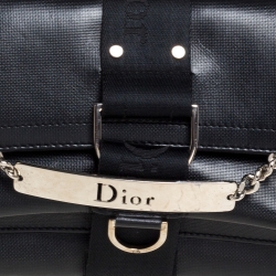 مملوكة مسبقًا حقيبة كتف ديور هاردكور كانفاس مقوى سوداء