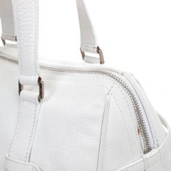 مملوكة مسبقًا Dior White Leather Cannage Small Satchel