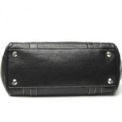 مملوكة مسبقًا Christian Dior Black Leather Satchel