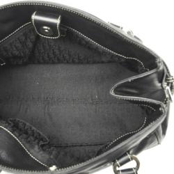 مملوكة مسبقًا Christian Dior Black Leather Satchel