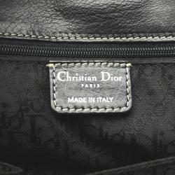 مملوكة مسبقًا Christian Dior Black Leather Satchel