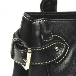 مملوكة مسبقًا Christian Dior Black Leather Satchel