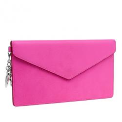 Pre Owned كلتش ديور ديوريسيمو تصميم ظرفي فوشيا