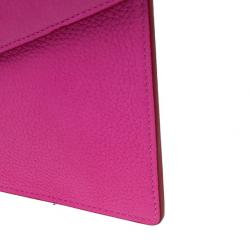 Pre Owned كلتش ديور ديوريسيمو تصميم ظرفي فوشيا