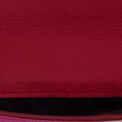 Pre Owned كلتش ديور ديوريسيمو تصميم ظرفي فوشيا