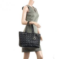 Pre Owned Christian Dior Black ‘Panarea’ Medium Tote