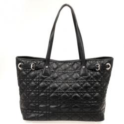 Pre Owned Christian Dior Black ‘Panarea’ Medium Tote